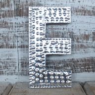 Sm Arty Aluminum Letters - E