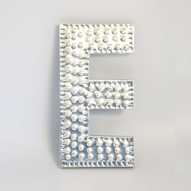 Sm Arty Aluminum Letters - E