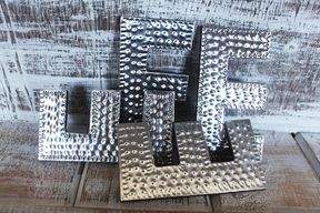 Sm Arty Aluminum Letters - E