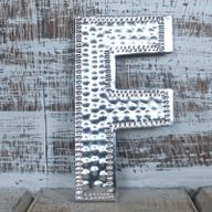 Sm Arty Aluminum Letters - F