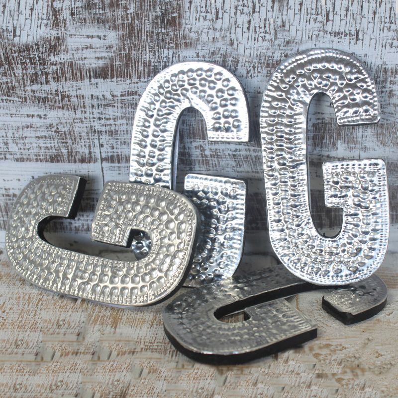 Sm Arty Aluminum Letters - G