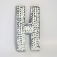 Sm Arty Aluminum Letters - H