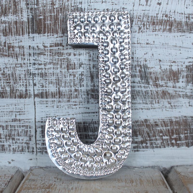 Sm Arty Aluminum Letters - J