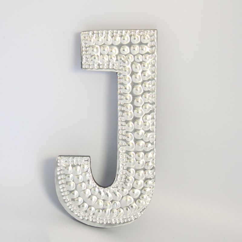 Sm Arty Aluminum Letters - J
