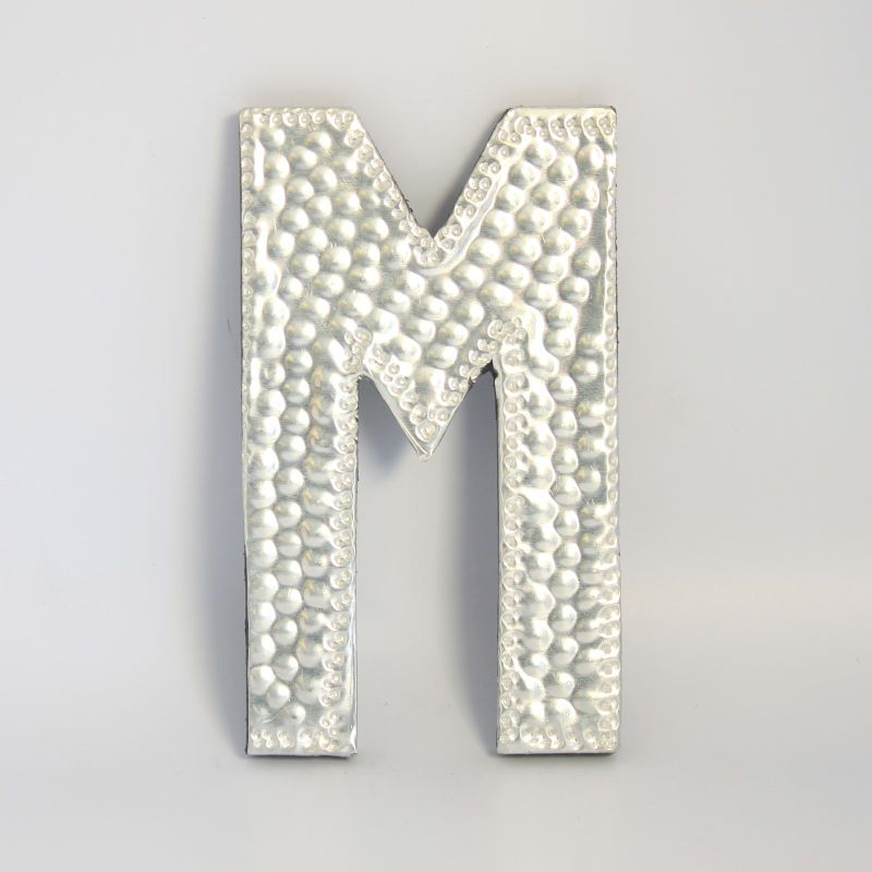Sm Arty Aluminum Letters - M