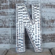 Sm Arty Aluminum Letters - N