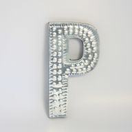 Sm Arty Aluminum Letters - P