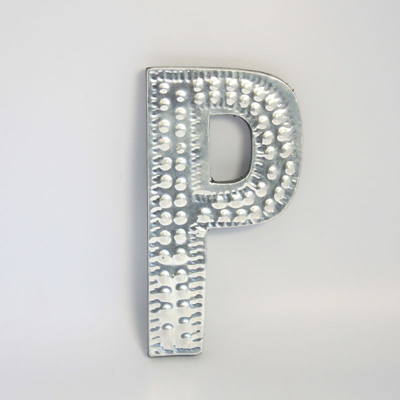 Sm Arty Aluminum Letters - P