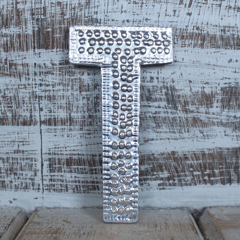 Sm Arty Aluminum Letters - T