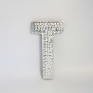 Sm Arty Aluminum Letters - T