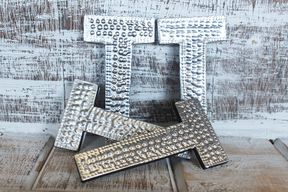 Sm Arty Aluminum Letters - T