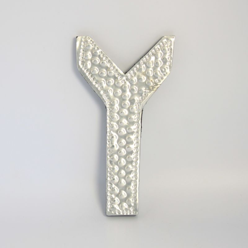 Sm Arty Aluminum Letters - Y