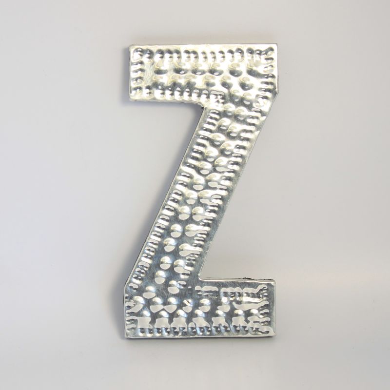 Sm Arty Aluminum Letters - Z