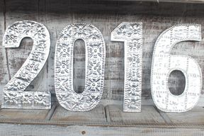 Lrg Arty Aluminum Letters - 1 Through 0
