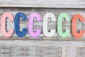 Letter "C" - Assorted Colours - 15cm