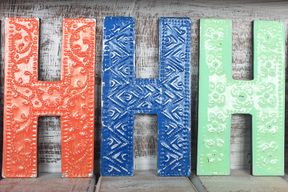 Letter "H" - Assorted Colours - 15cm