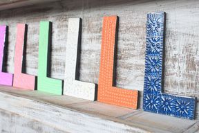 Letter "L" - Assorted Colours - 15cm