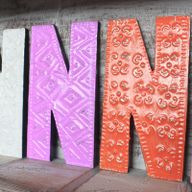 Letter "N" - Assorted Colours - 15cm