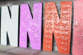 Letter "N" - Assorted Colours - 15cm