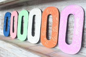 Letter "O" - Assorted Colours - 15cm