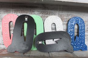 Letter "Q" - Assorted Colours - 15cm