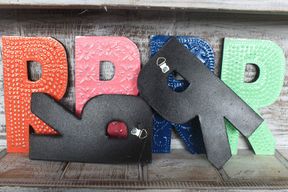 Letter "R" - Assorted Colours - 15cm
