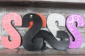 Letter "S" - Assorted Colours - 15cm