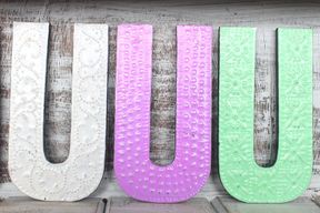 Letter "U" - Assorted Colours - 15cm