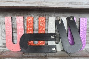 Letter "U" - Assorted Colours - 15cm