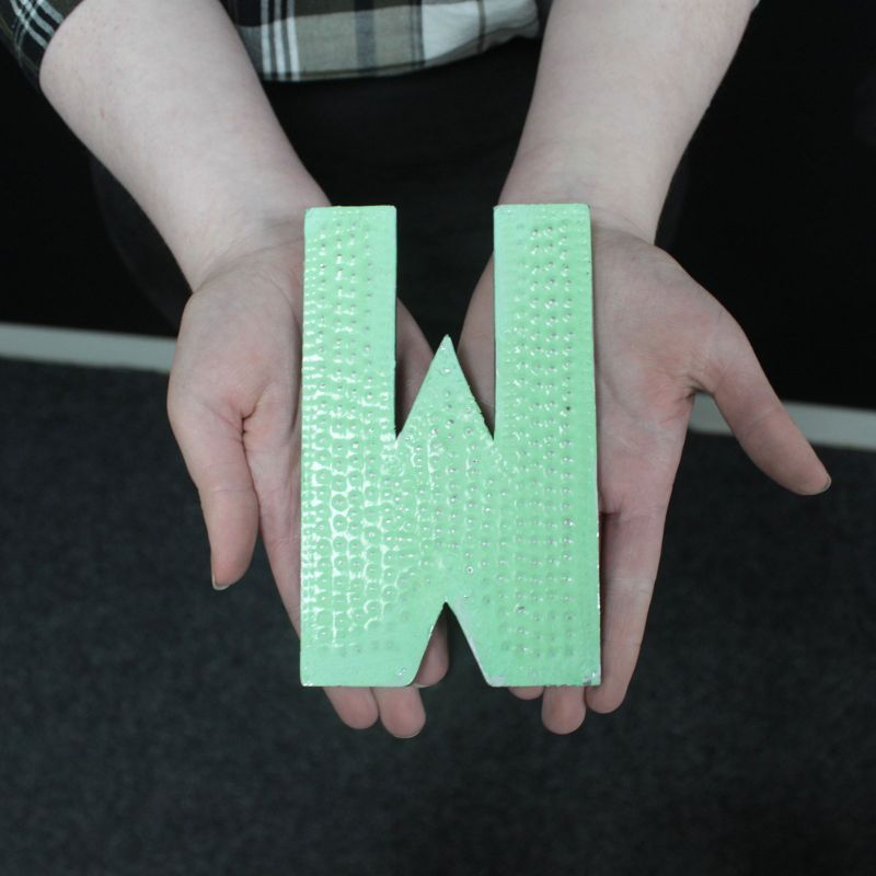 Letter "W" - Assorted Colours - 15cm
