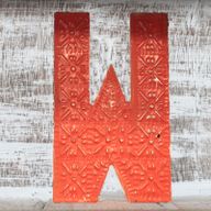 Letter "W" - Assorted Colours - 15cm