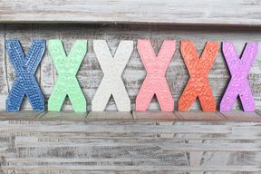 Letter "X" - Assorted Colours - 15cm