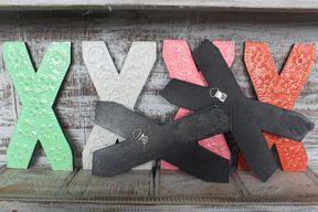 Letter "X" - Assorted Colours - 15cm