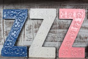 Letter "Z" - Assorted Colours - 15cm