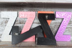 Letter "Z" - Assorted Colours - 15cm