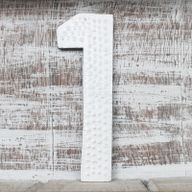 Number "1" - Assorted Colours - 15cm