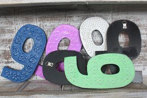 Number "9" - Assorted Colours - 15cm