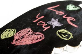 Hand Crafted Double Angel Wing & Heart - 24cm