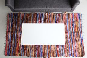 Large Velvet Rug - 105x185cm