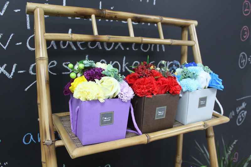 Soap Flower Bouquet - Spring Flowers