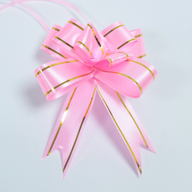 20x Mini Pull Bows - Pink (packs of 10)