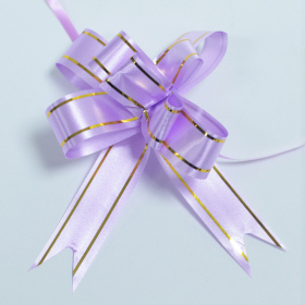 20x Mini Pull Bows - Lavender (packs of 10)