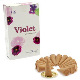 12x Stamford Violet Incense Cones