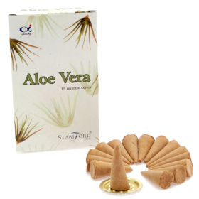 12x Stamford Aloe Vera Incense Cones