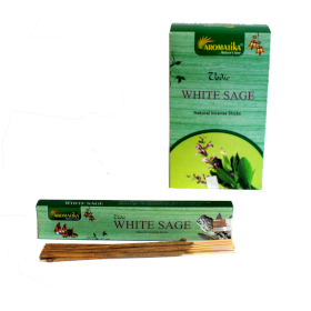 12x Vedic Incense Sticks - White Sage