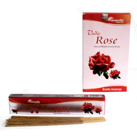 12x Vedic Incense Sticks - Rose