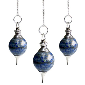 3x Sphere Pendulums - Lapis