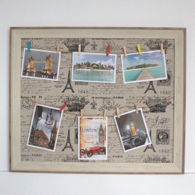 Lrg DIY Peg Photo Frames - Paris