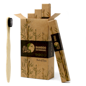 12x Bamboo Toothbrush - Medium Soft