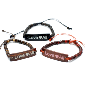 6x Coco Slogan Bangles - LoveAll